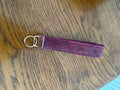 Key Fob - Burgundy Embossed Vinyl