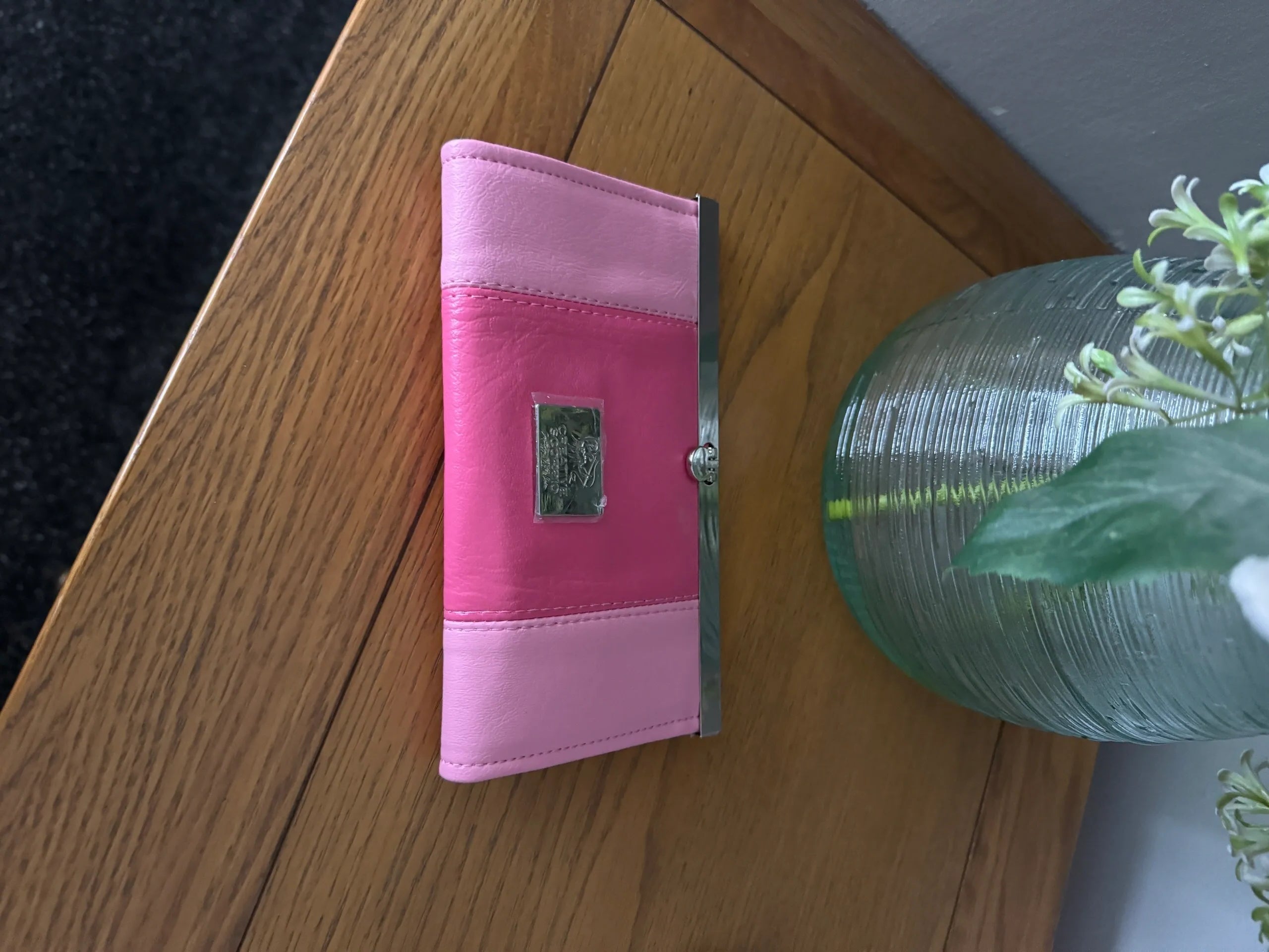 The Large Bi-Fold Wallet - Fuscia and Pink