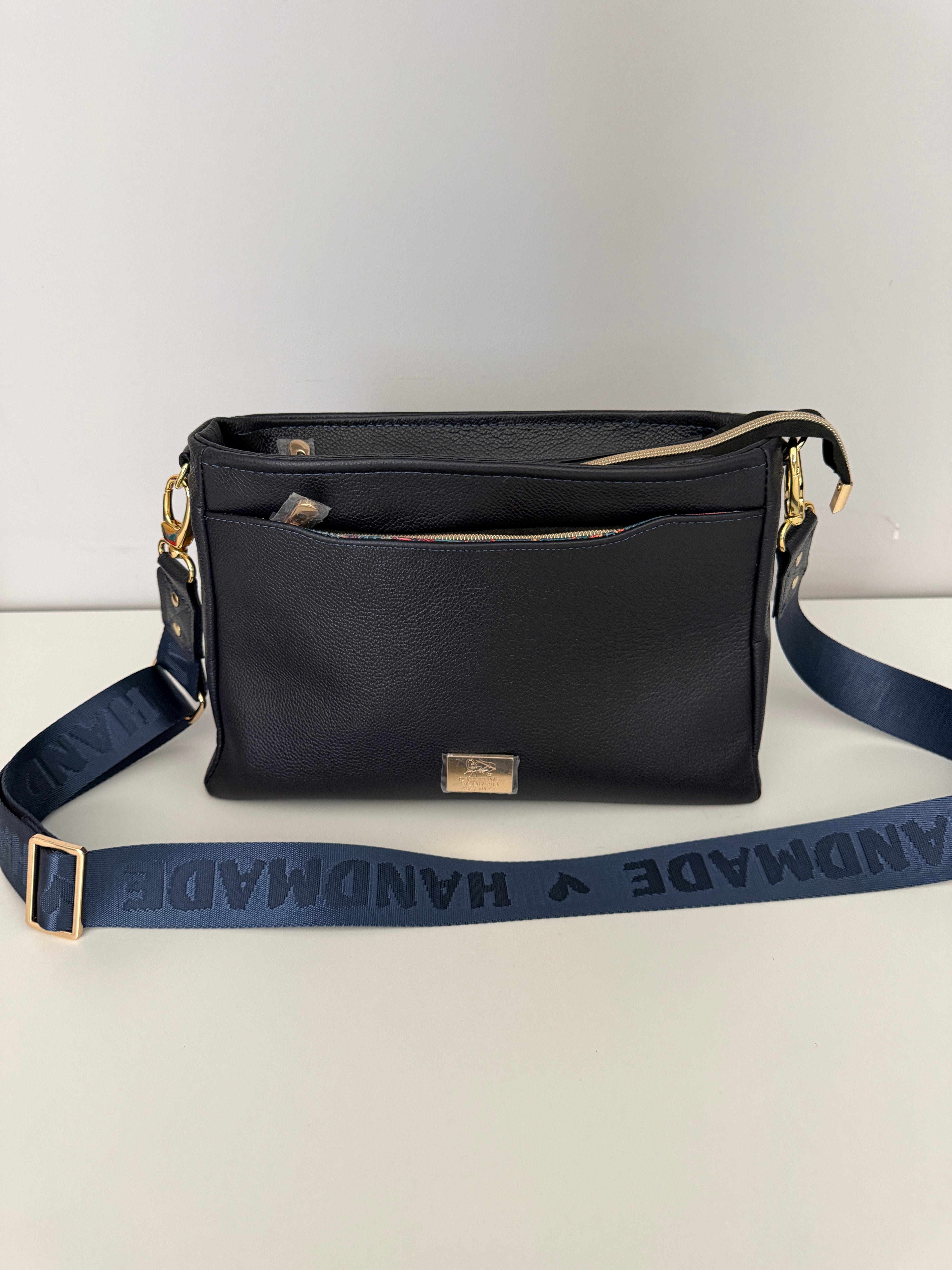 The Zynah Leather Crossbody Bag