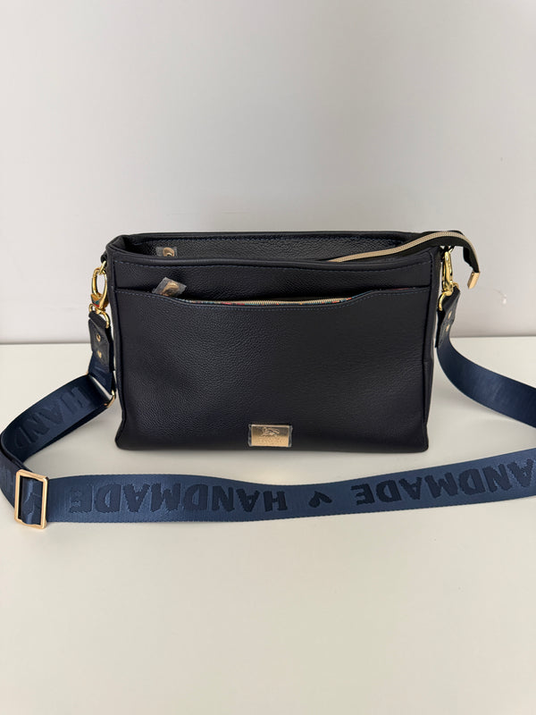 The Zynah Leather Crossbody Bag