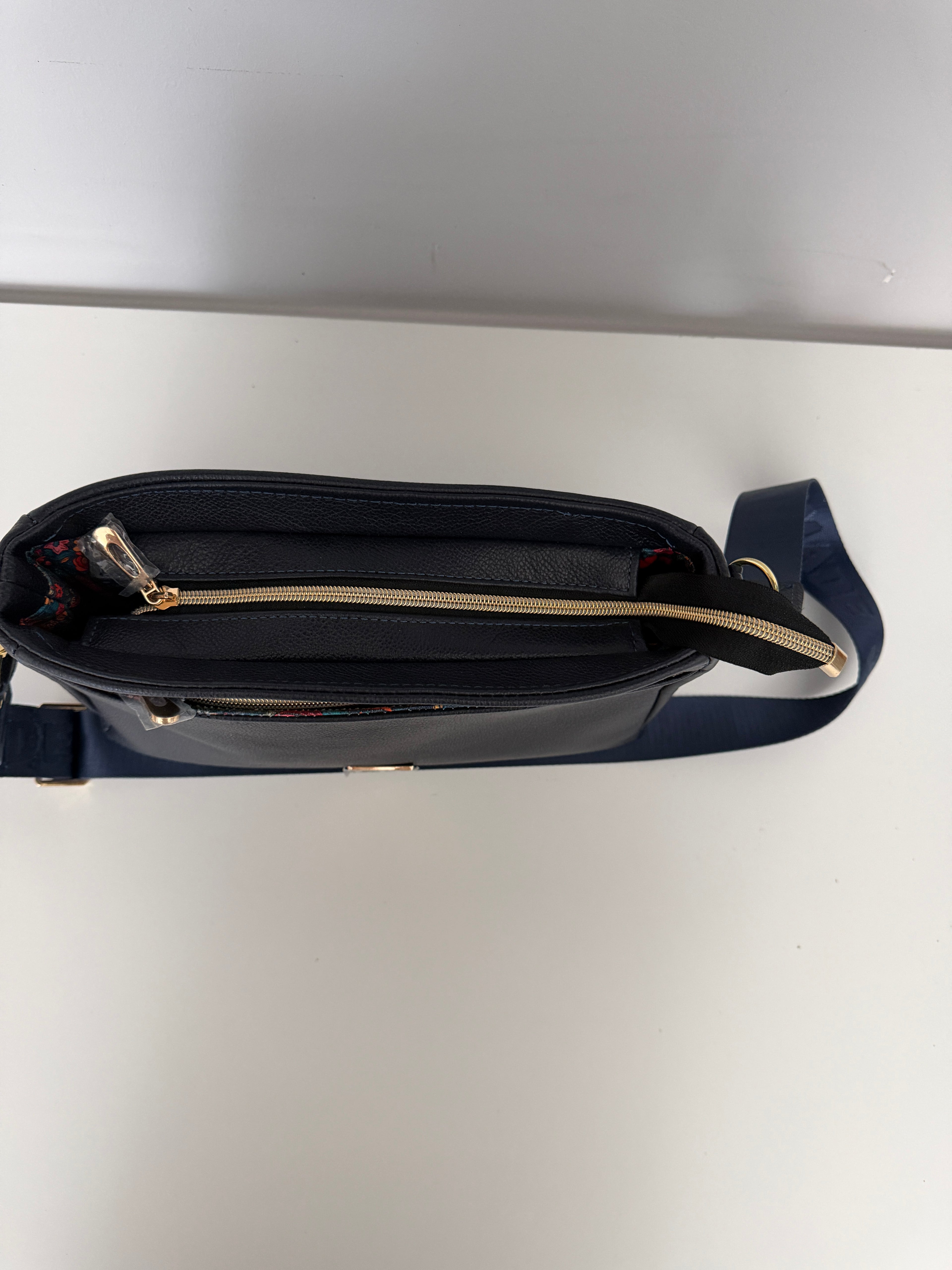 The Zynah Leather Crossbody Bag