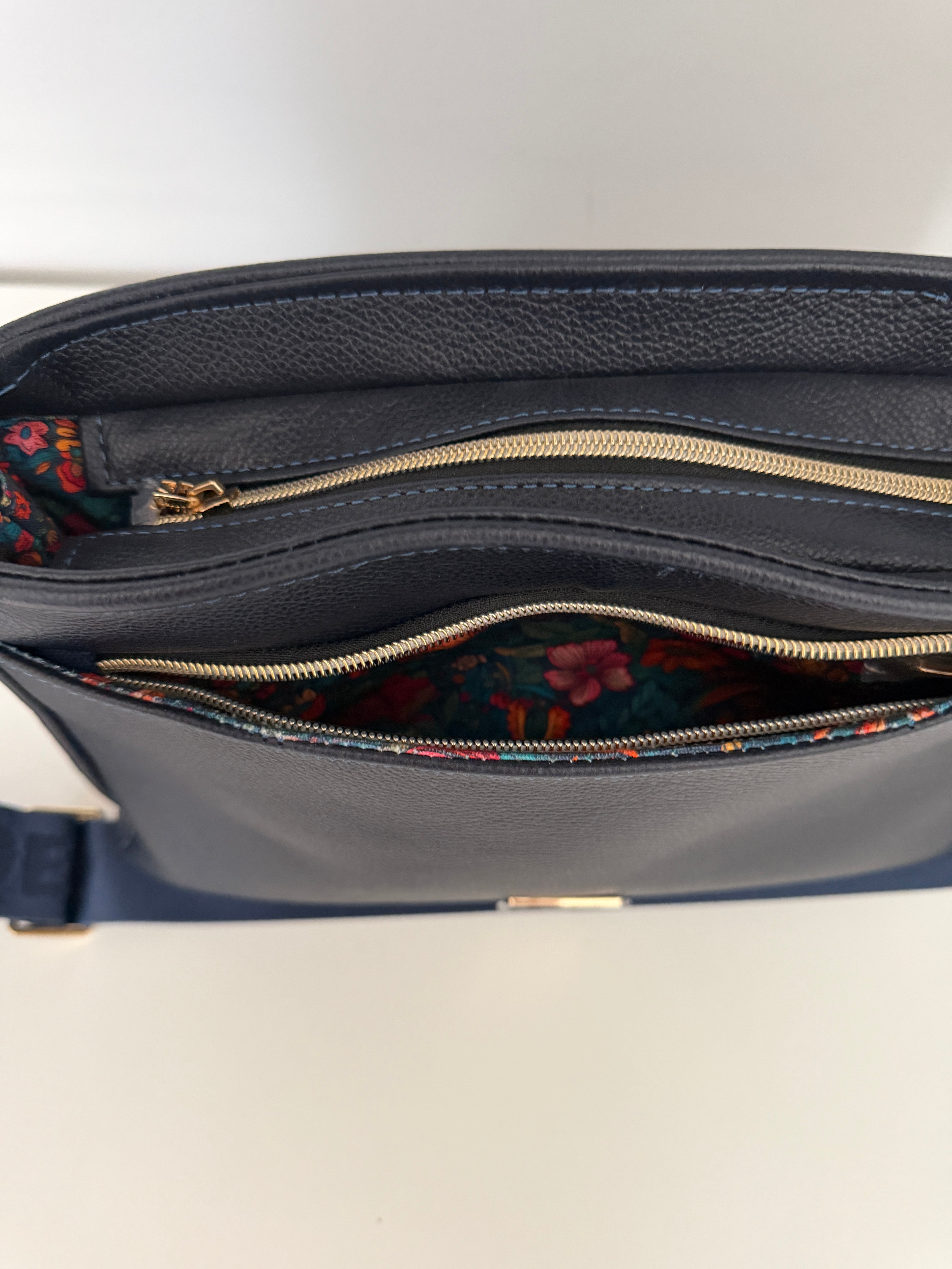 The Zynah Leather Crossbody Bag