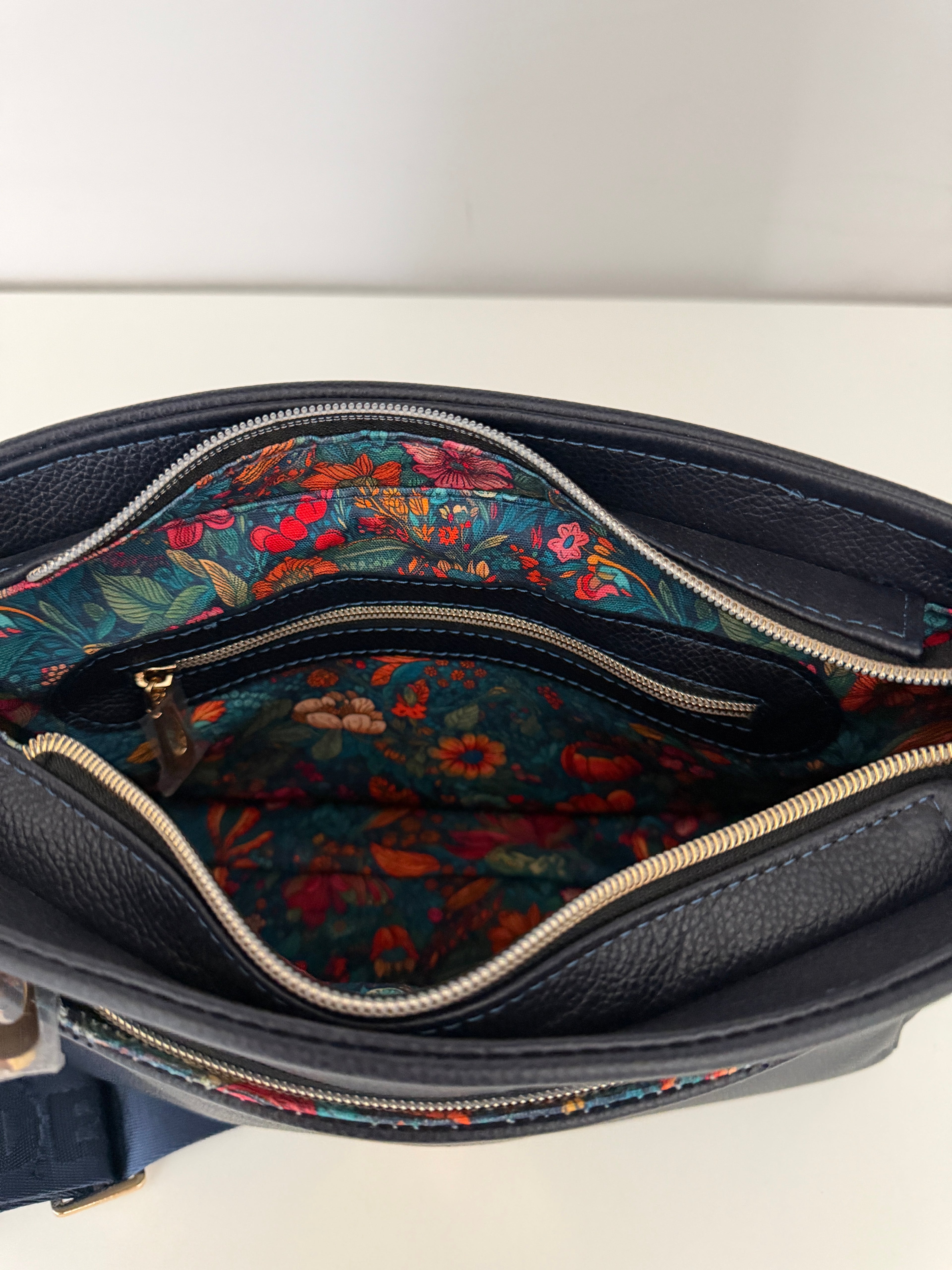 The Zynah Leather Crossbody Bag