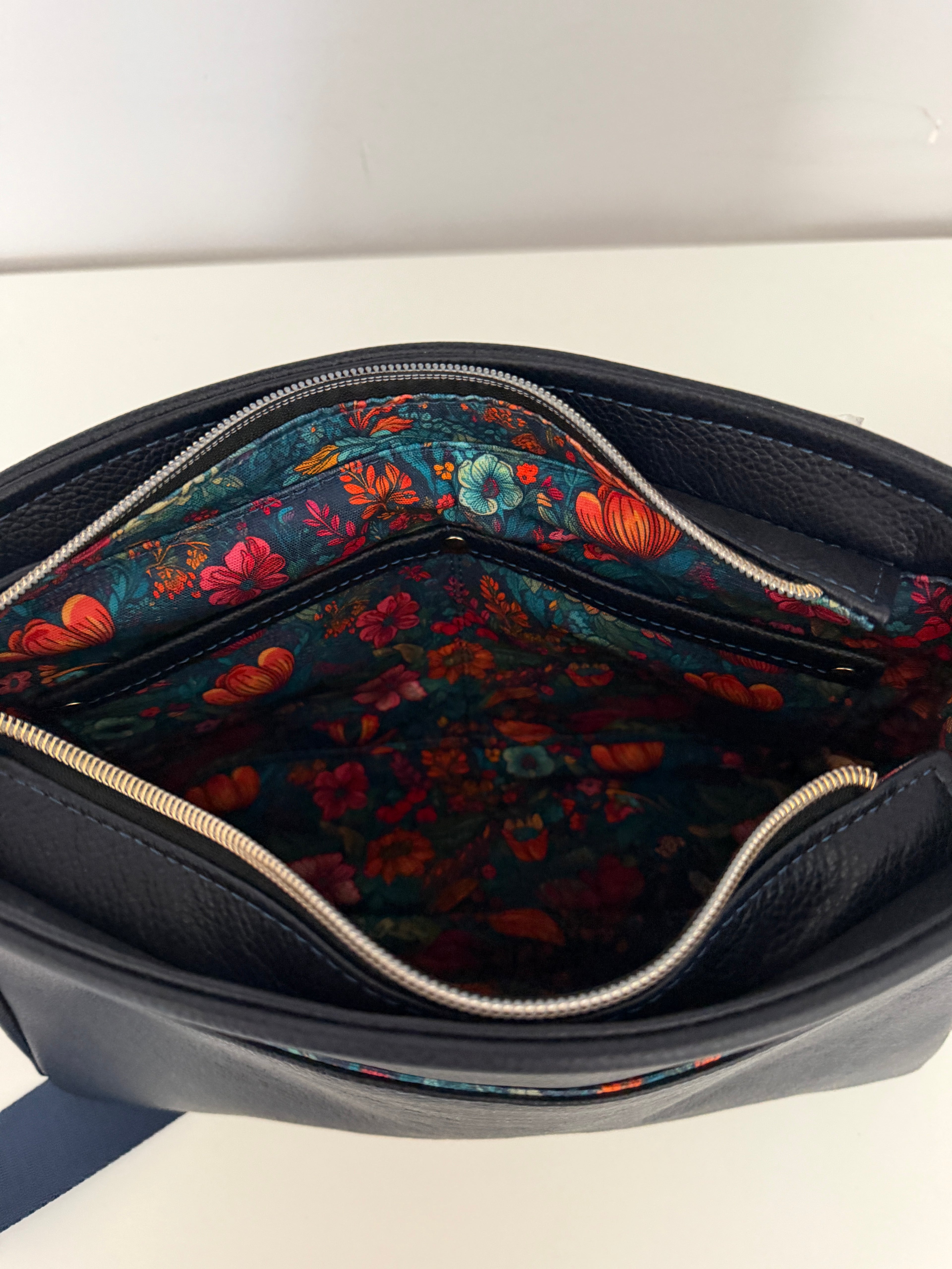 The Zynah Leather Crossbody Bag
